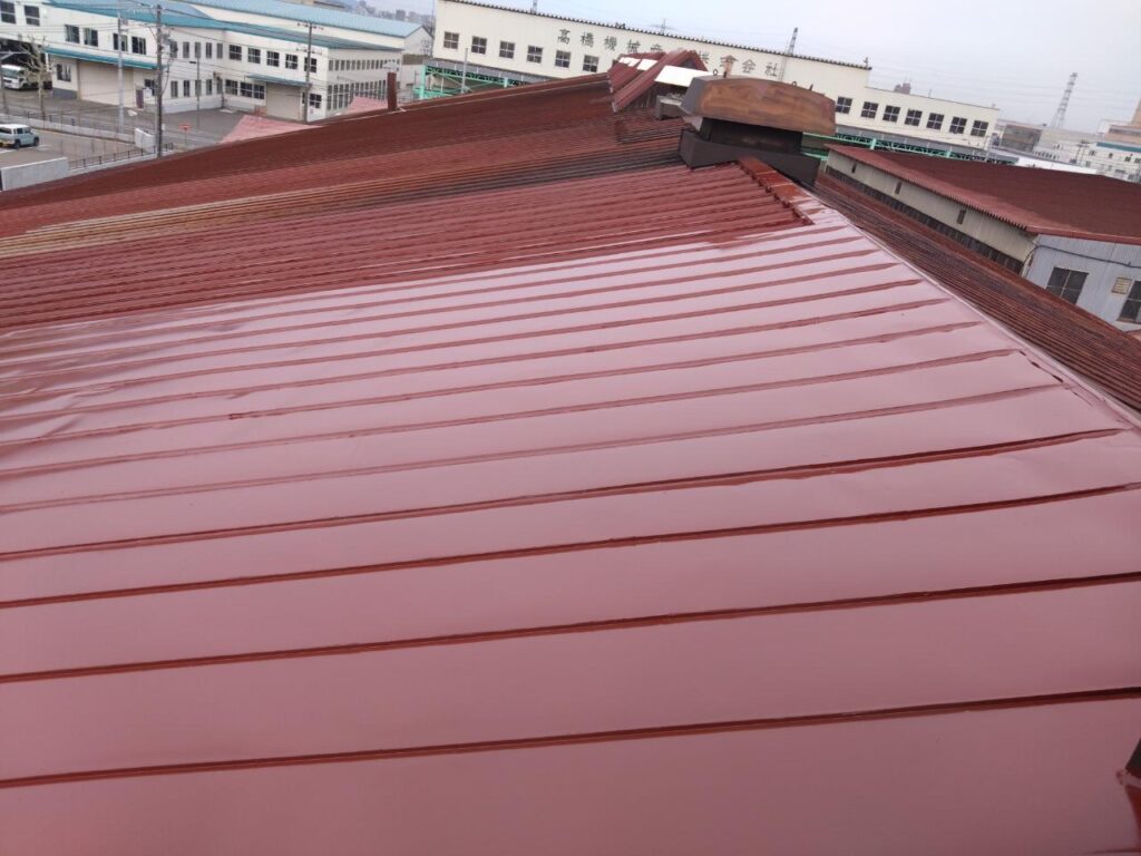工場屋根補修・塗装